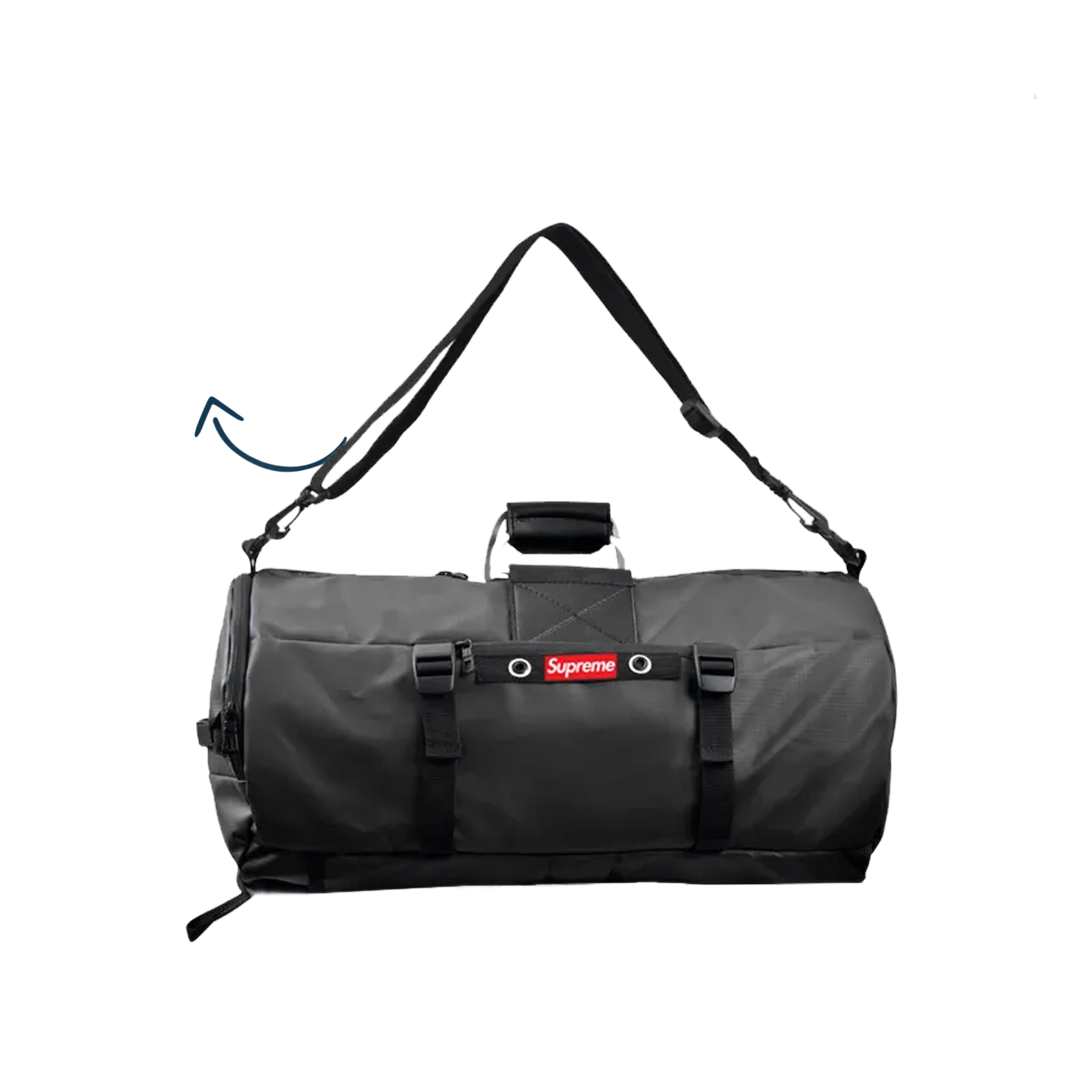 64-1-scaled_nobg (1) Ultimate 3-in-1 Travel & Gym Duffel – Black - Image 1